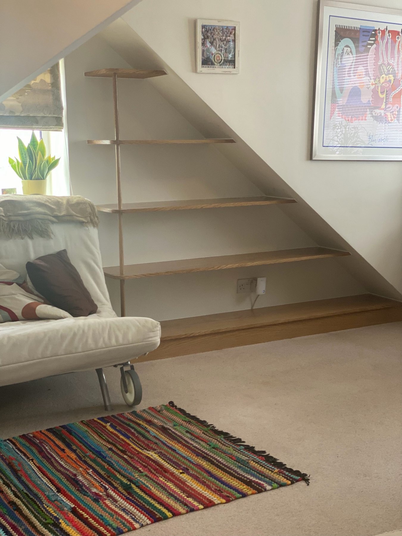 Under stairs storage and staircase